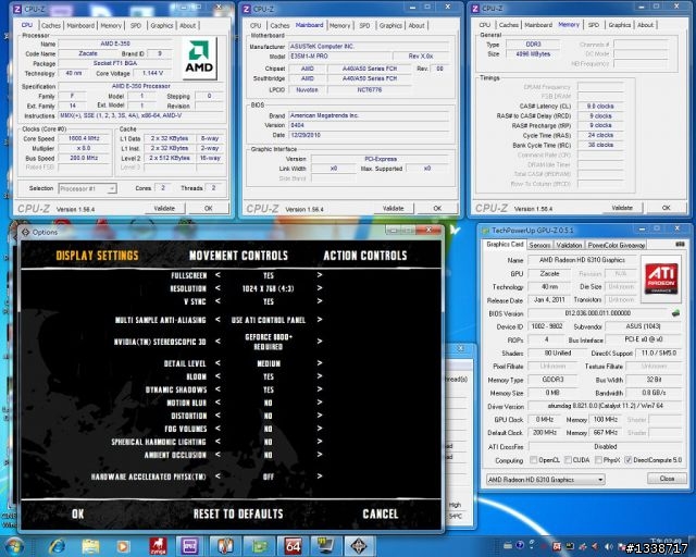 [讓3D更快] ASUS E35 M1-M Pro跟老HD 4670愛在一起