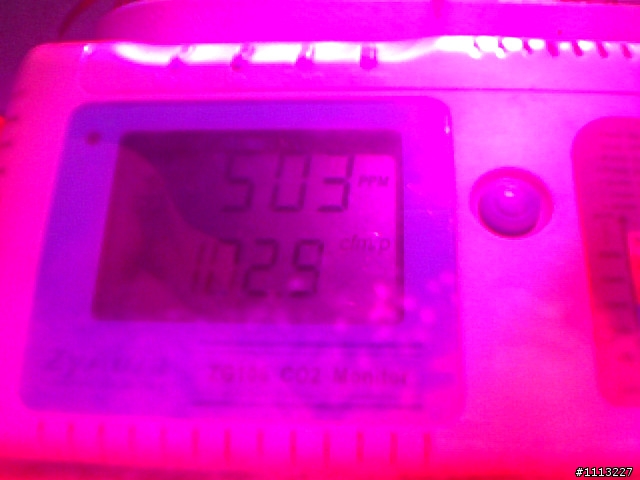 室內植物 與 CO2變化 測試未完成