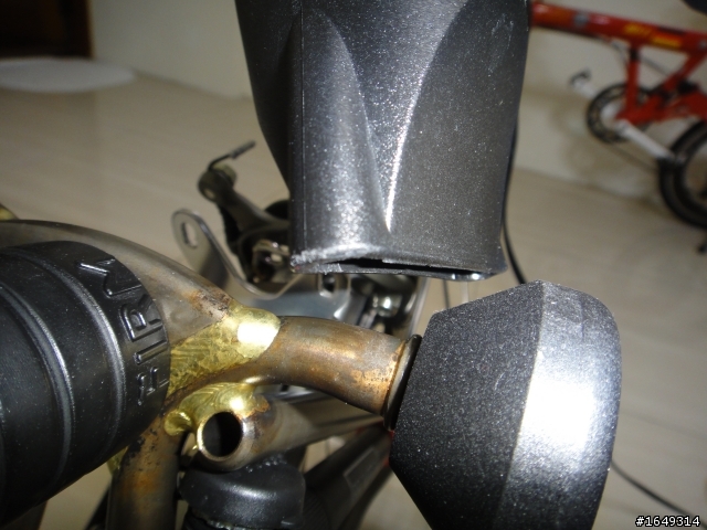剛入手的brompton裝BIKEfun 拖架 DIY遇到的問題分享^^!(自以為聰明法)