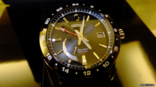“武士刀”SEIKO Ananta spring drive GMT(SNR021)開箱