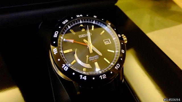 “武士刀”SEIKO Ananta spring drive GMT(SNR021)開箱