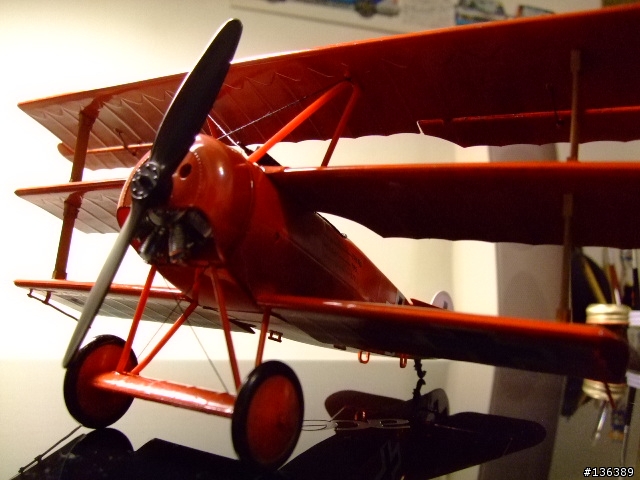 [作品]Fokker DR.I 紅男爵 Revell 1/28 一戰三翼戰鬥機