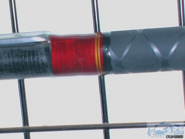 自製14尺5導環35號遠投竿