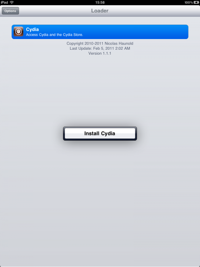 iPad JB完無法下載cydia...