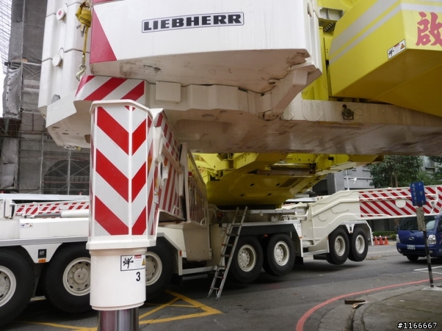 LIEBHERR-1200T吊車上工了 "2/16日新增巨怪躺下照片(拆除)"