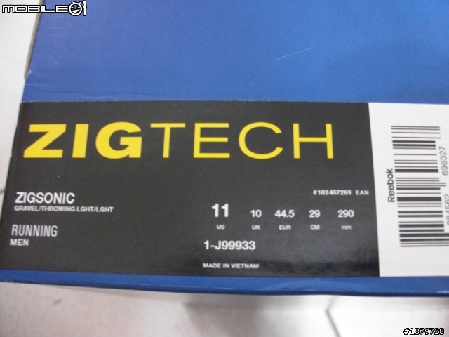 一雙可以極速奔馳的翅膀!!Reebok zigtech 開箱分享~