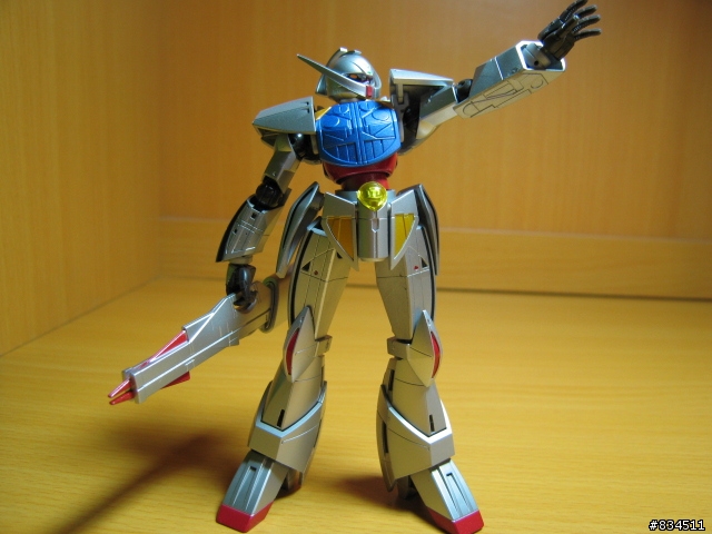 [小小開箱分享] 鋼彈系列的異色作，{ 倒A鋼彈 } ( Turn-A 鋼彈 )__ROBOT魂--NO.39_金屬色澤版