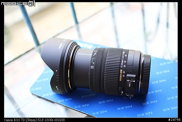 [不專業簡單開箱]Sigma 17-50mm F2.8 EX DC OS HSM