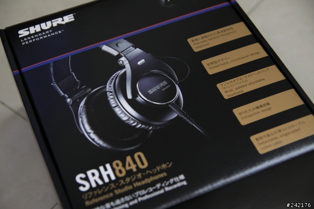 【小開箱】SHURE SRH840