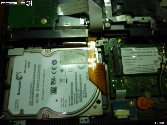 SONY SZ57換上Seagate Momentus XT 500GB