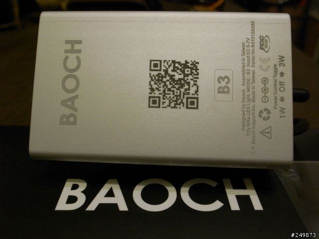 BAOCH B3 開箱+不知名槍燈+RS3