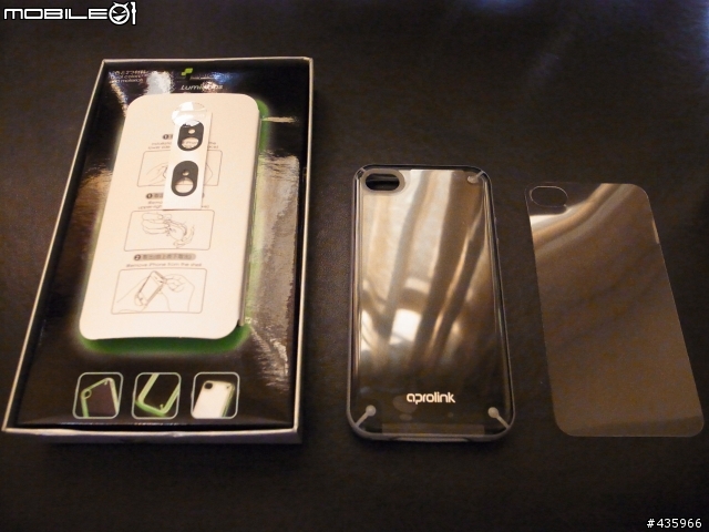 [分享] aprolink For iPhone4 夜光背蓋~