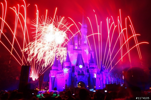 DISNEY 煙火拍攝疑問