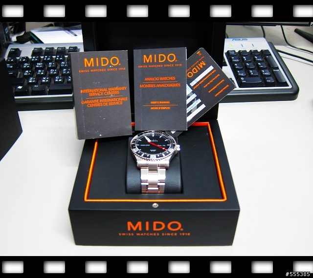 MIDO 美度--美型潛水樣式-機械錶 [簡易開箱文] 。