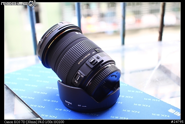 [不專業簡單開箱]Sigma 17-50mm F2.8 EX DC OS HSM