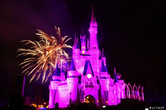 DISNEY 煙火拍攝疑問