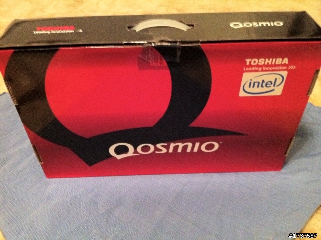 [開箱]  Toshiba 最高效能機種 Qosmio - X505 第一次開箱 !!