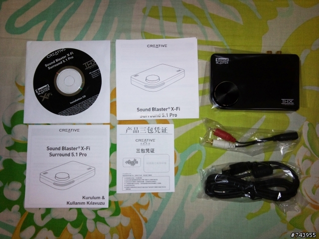 X-Fi Surround 5.1 算甚麼!? X-Fi Surround 5.1 Pro來開箱 XD (附加QED光纖線喔)