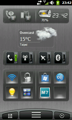 HTC Sense on Samsung i908