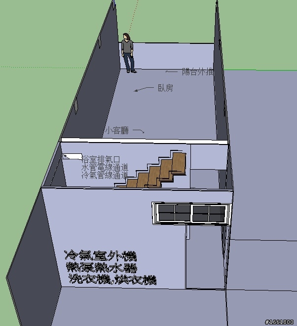 請教11坪長方形小套房裝潢格局規劃..(附簡易示意圖)