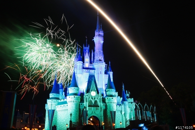 DISNEY 煙火拍攝疑問