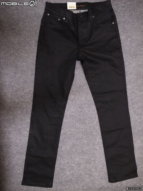 [學生箱] Nudie Thin Finn Dry Black Coated w31 L32