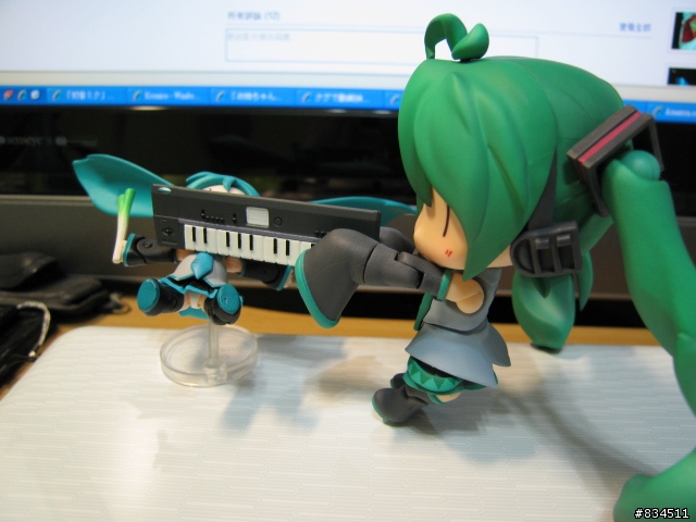 [開箱超劇場] 超可動!!超可愛!!超萌爆的黏土人{ 初音ミク }__HMO版