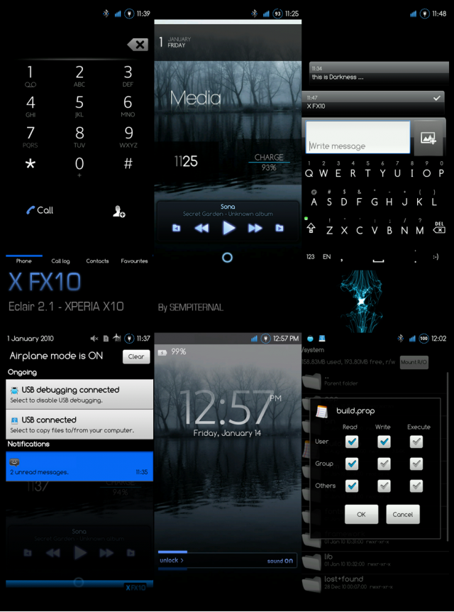 [2.1.A.0.435+ROOT 限定]幫你的X10換個新主題吧*3款!!