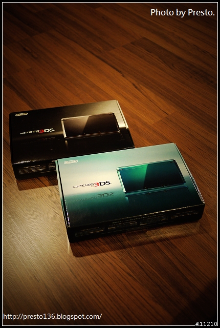 【分享】Nintendo 3DS 開箱 (Cosmo Black + Aqua Blue)