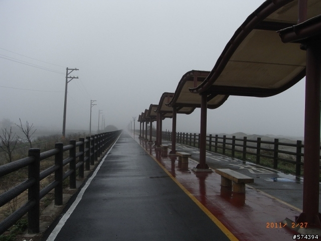 20110227迷霧中的苗栗綠光海風+新竹風情海岸自行車道