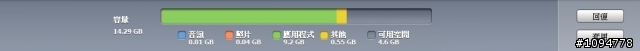 這是什麼問題啊?iTunes內的裝置以前右下角只有[同步]~現在每次打開都是[回復][套用]二個按鈕~