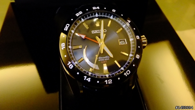 “武士刀”SEIKO Ananta spring drive GMT(SNR021)開箱