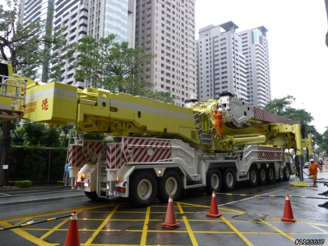 LIEBHERR-1200T吊車上工了 "2/16日新增巨怪躺下照片(拆除)"