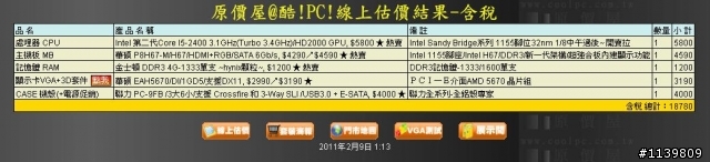 自組電腦請益，這樣的搭配有需要改善的地方嗎?