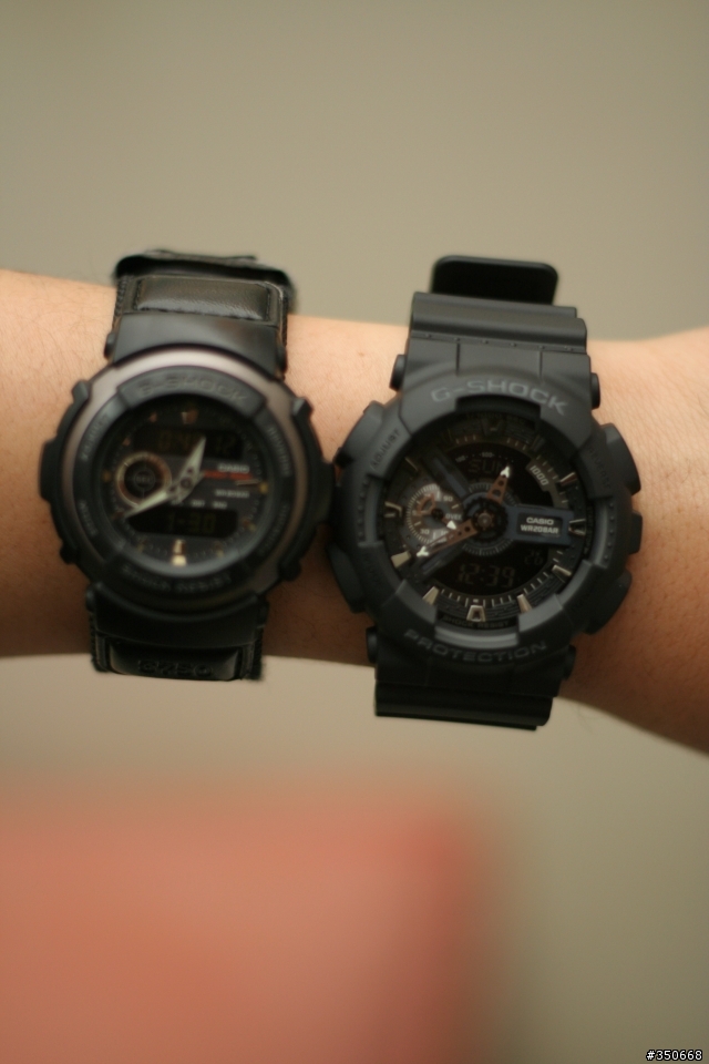 CASIO GA-110 2011款式簡單開箱