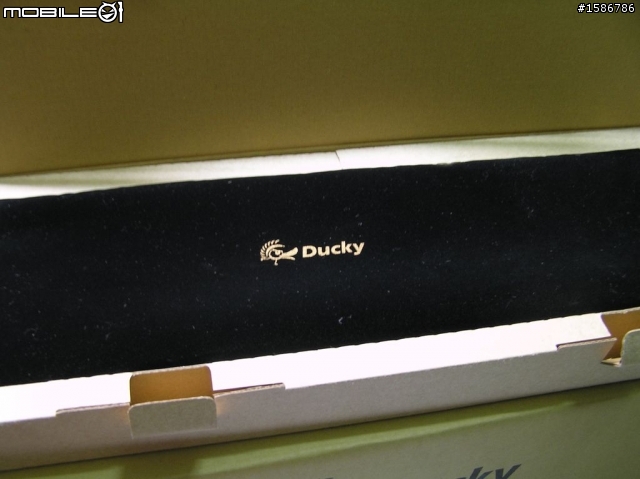 DUCKY DK9008 SNOW版 同場 附送白同刻一組 中文茶軸 開箱