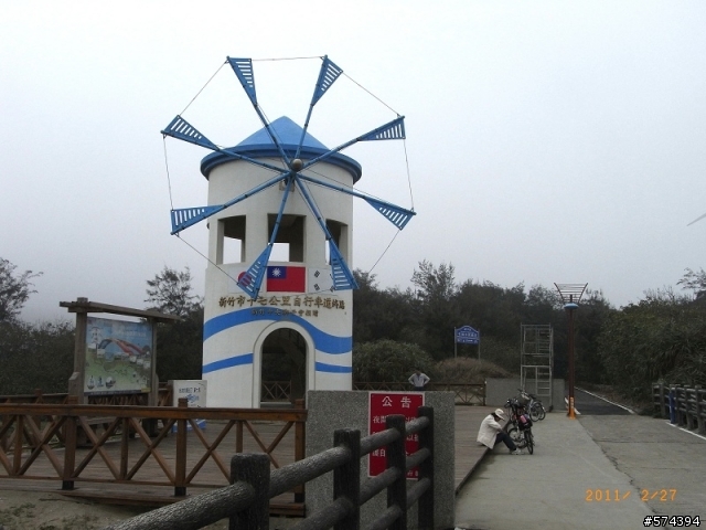20110227迷霧中的苗栗綠光海風+新竹風情海岸自行車道
