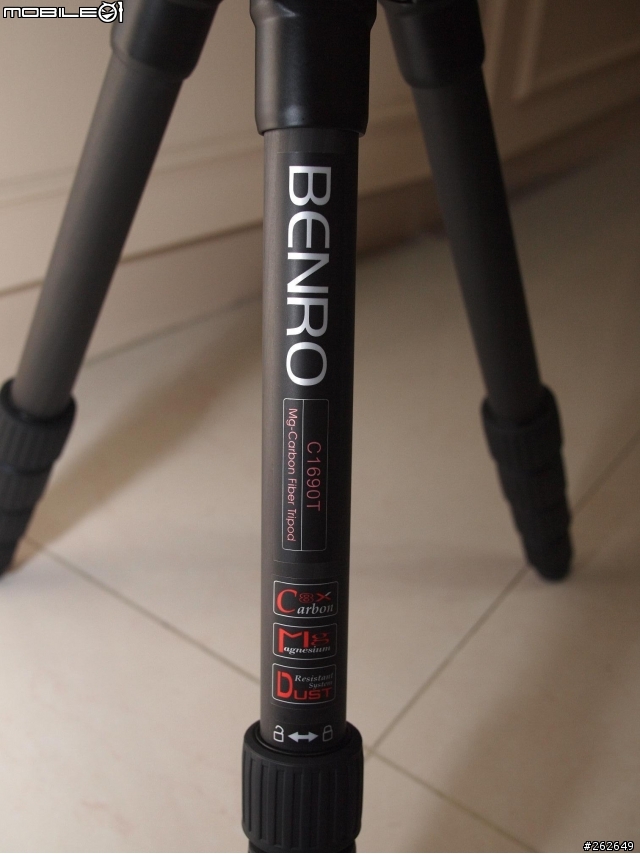 [開箱分享]  百諾 Benro C1690TB0 碳纖腳架連B0 球型雲台