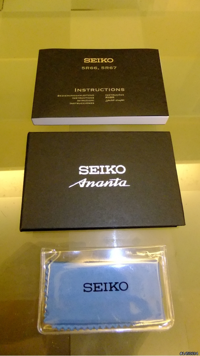 “武士刀”SEIKO Ananta spring drive GMT(SNR021)開箱
