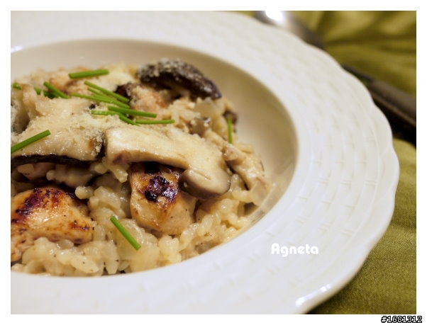 [自己做] 雞肉鮮菇義大利燉飯risotto