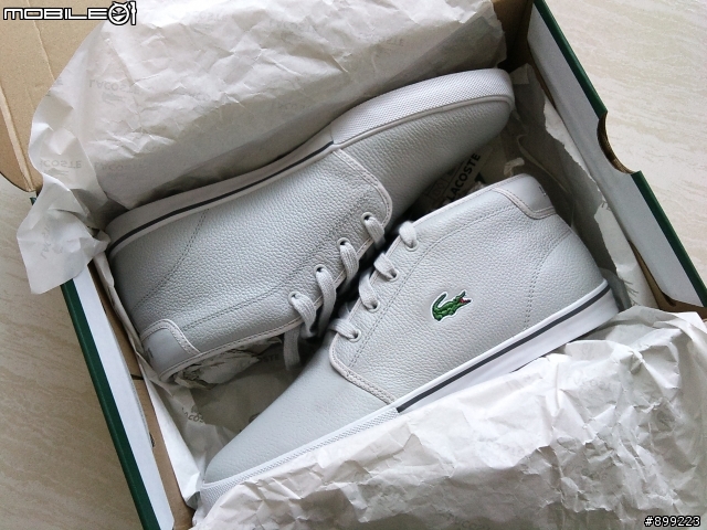 (開箱)LACOSTE中筒休閒鞋