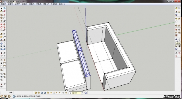 [分享] SketchUP 家具-雙人沙發的製作