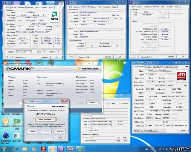 [讓3D更快] ASUS E35 M1-M Pro跟老HD 4670愛在一起