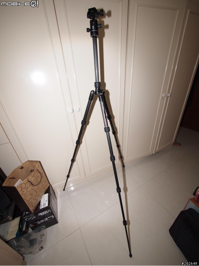 [開箱分享]  百諾 Benro C1690TB0 碳纖腳架連B0 球型雲台