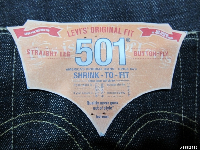 [開箱]Levi's 501xx 美國現行版原色褲