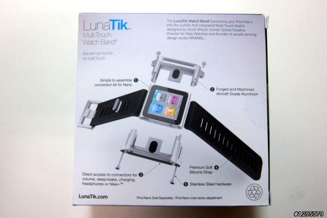 [開箱]使用航太金屬的iPod Nano錶帶--LunaTik (同場加映iPod藍芽傳輸器)