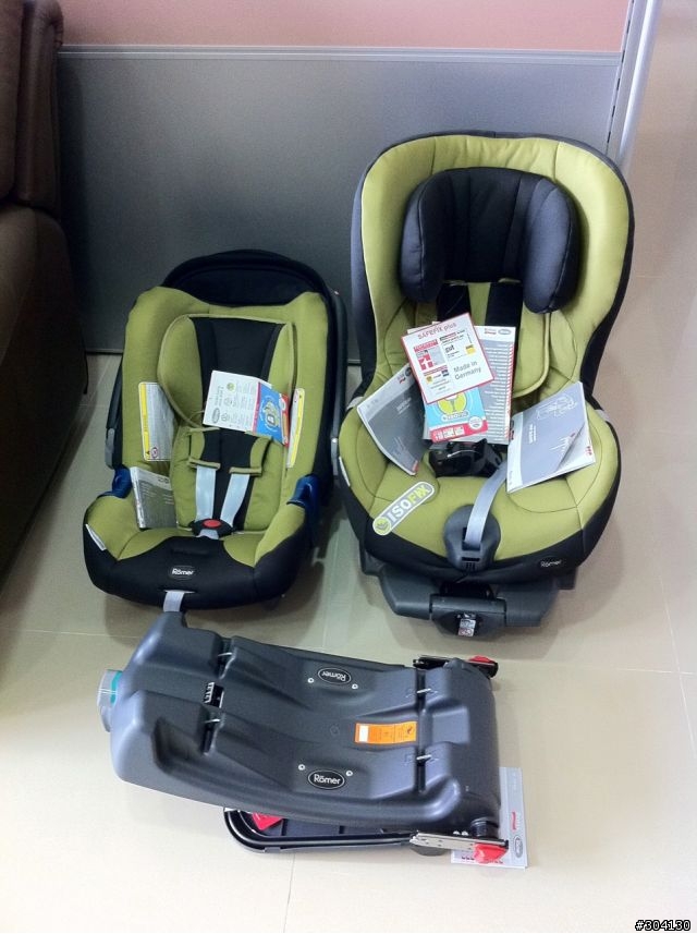 [不專業開箱文] Romer 安全座椅 + 提籃 + ISOFIX 底座 (補上底座安裝圖)