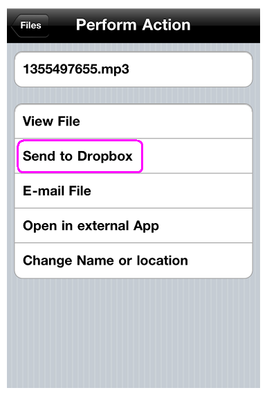 太棒了 Atomic Web Browser 下載下來的檔案轉儲存到 Dropbox , 成功~