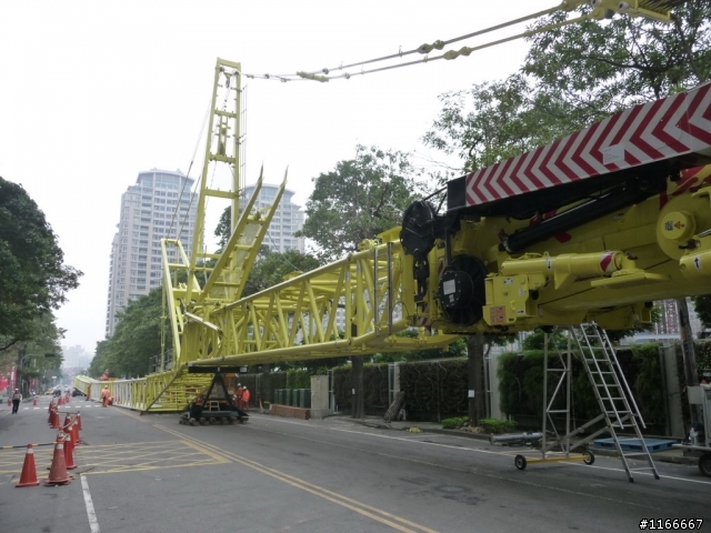 LIEBHERR-1200T吊車上工了 "2/16日新增巨怪躺下照片(拆除)"