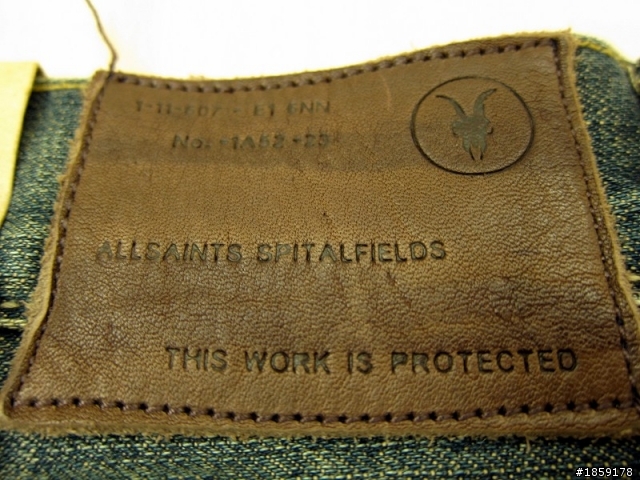 來個冷門分享：Allsaints 牛仔褲。